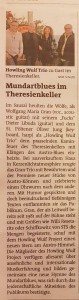Woche Leibnitz, Cornelia Kerber, Theresienkeller, Artikel Oktober 2016 Howling Wuif